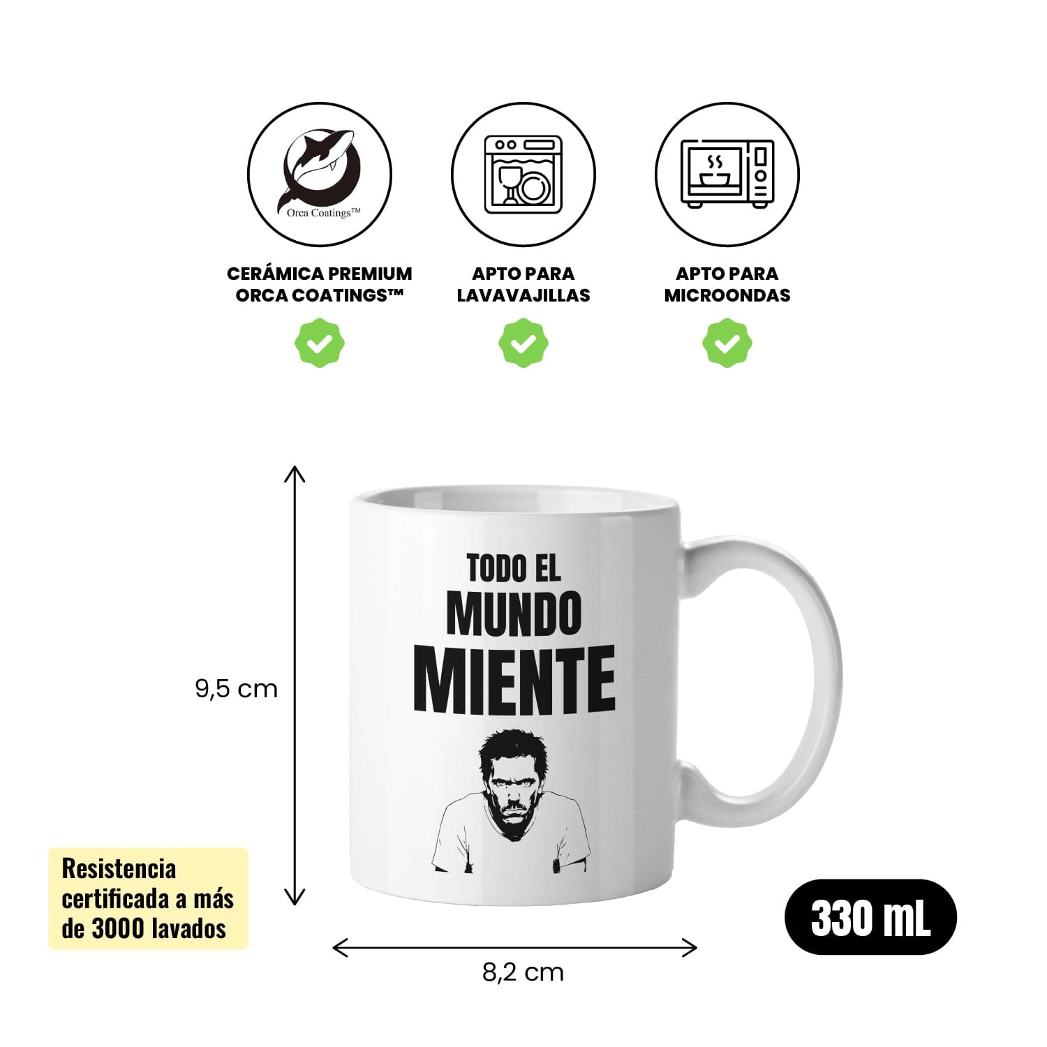 Taza Todo el mundo miente
