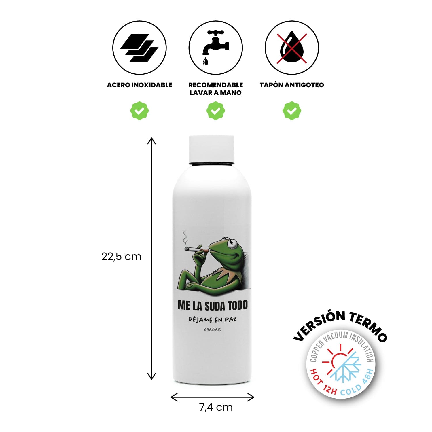 Botella Me la suda todo