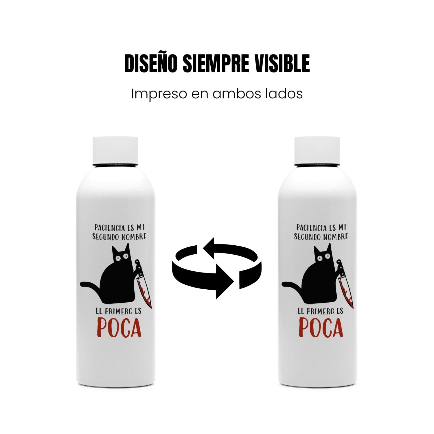 Botella Paciencia es mi segundo nombre