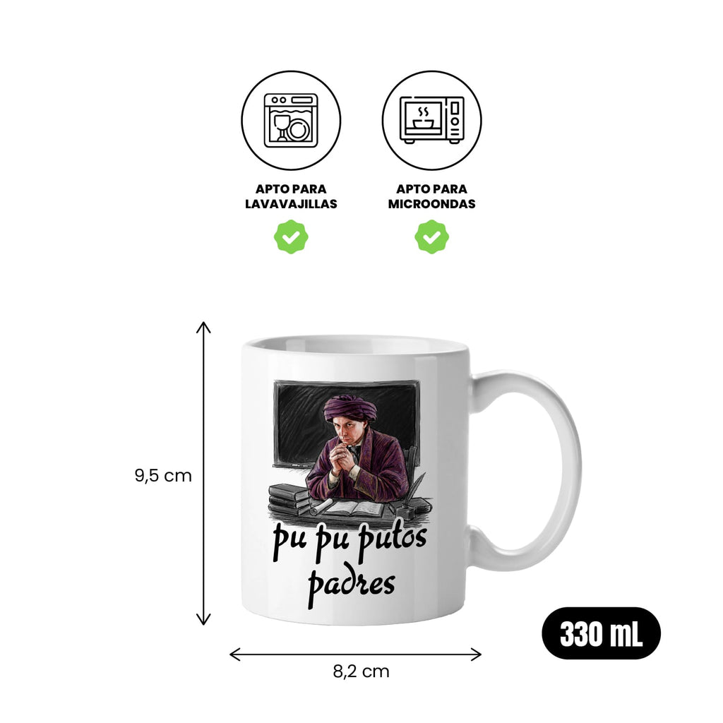 Taza pu pu putos padres