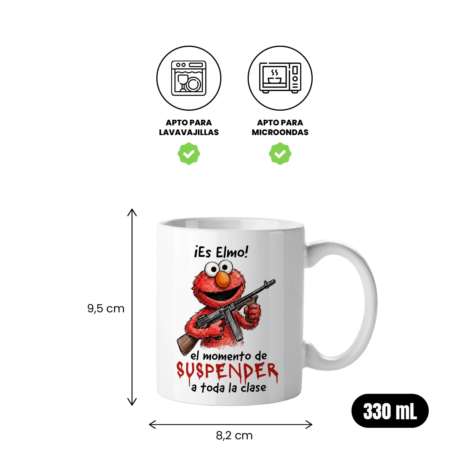 Taza Es Elmo! El momento de suspender a toda la clase