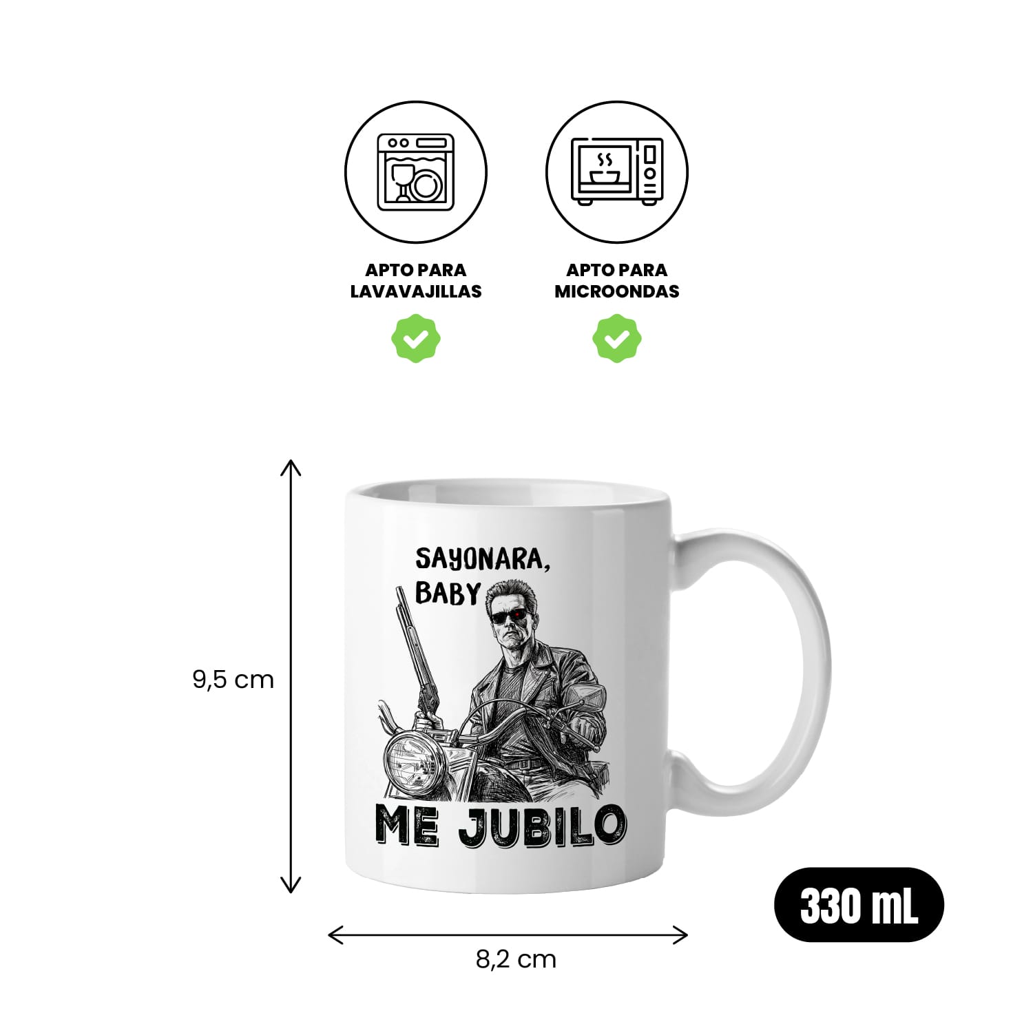 Taza Sayonara, baby. Me jubilo