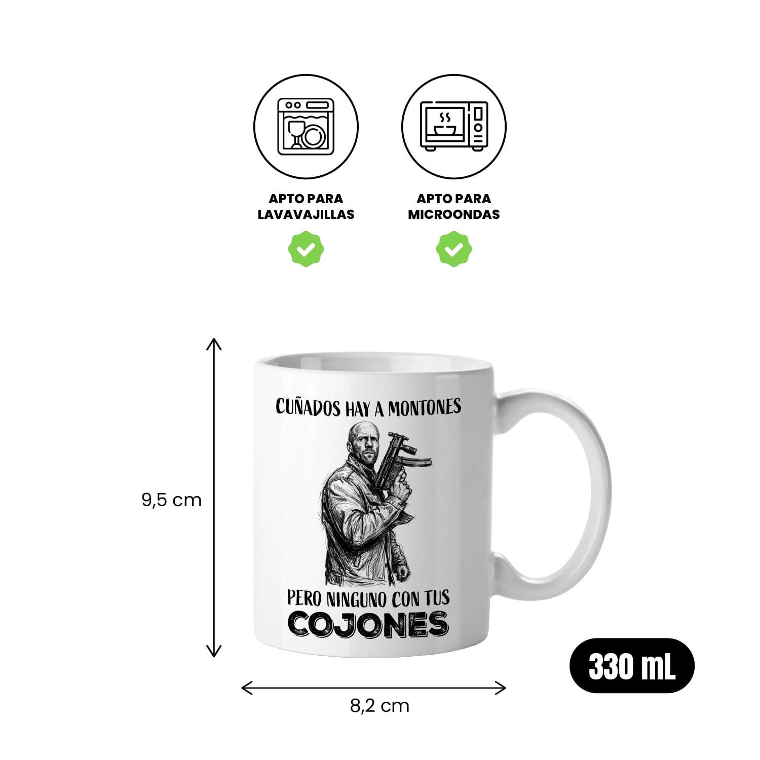 Taza Cuñados hay a montones pero ninguno con tus cojones