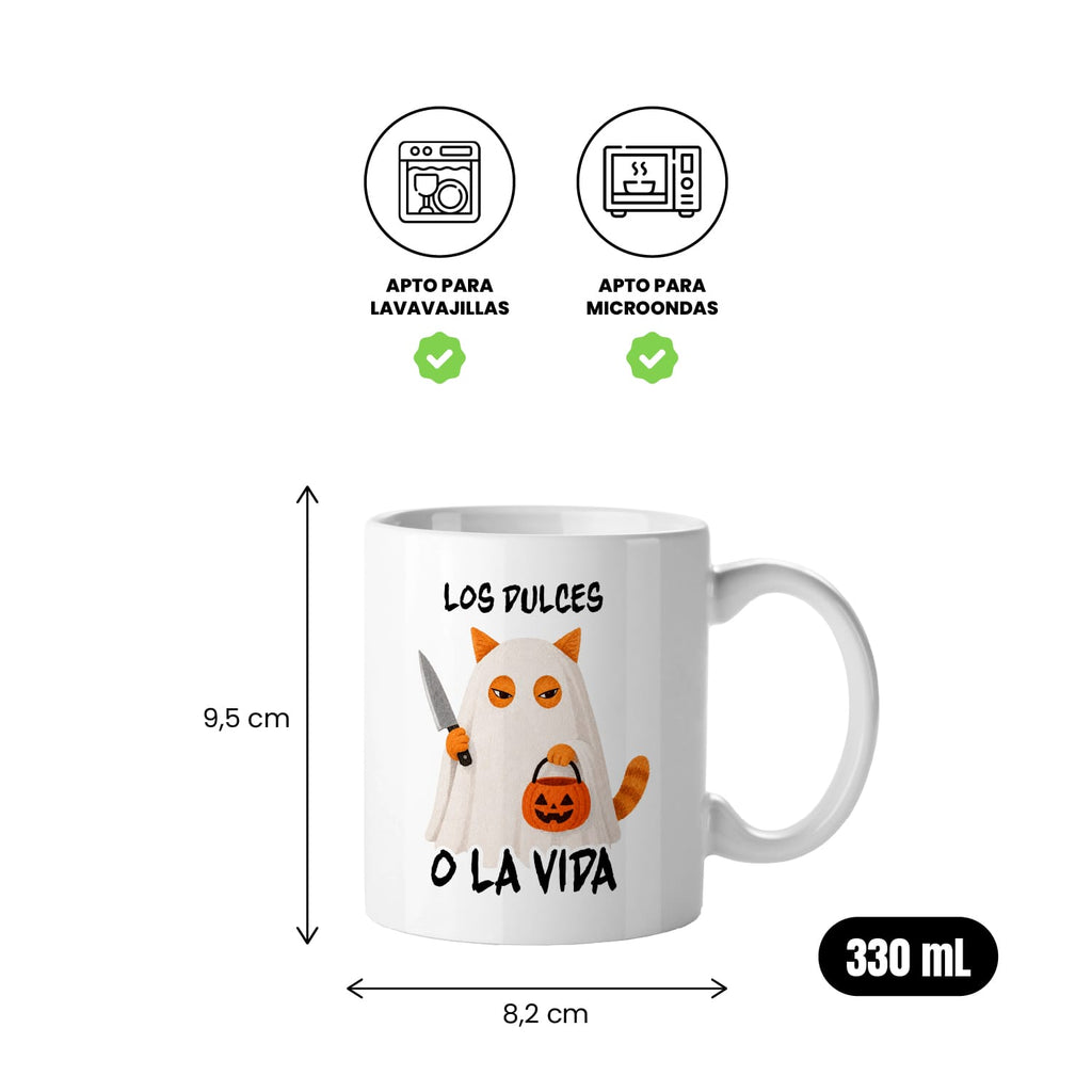 Taza Los dulces o la vida