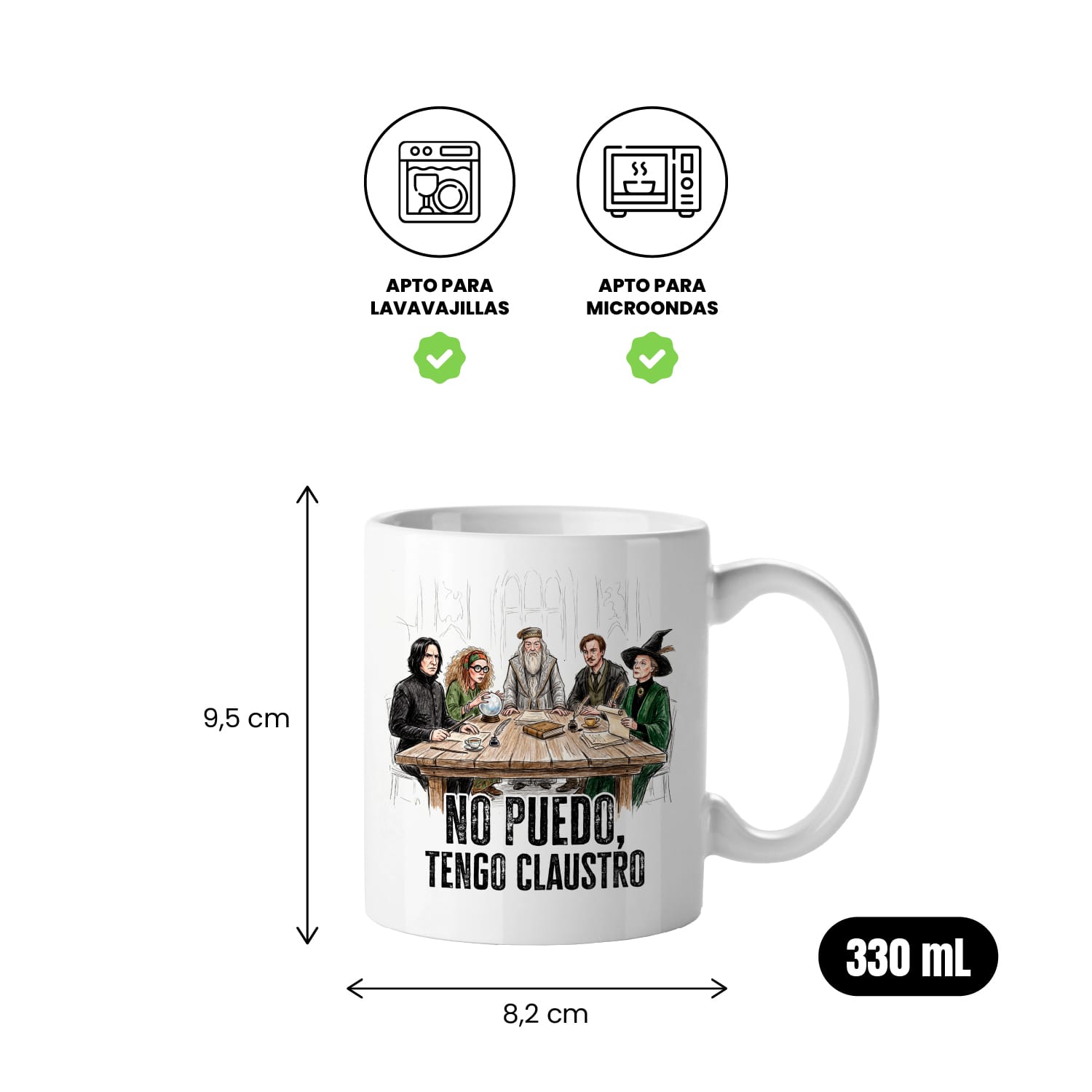 Taza No puedo, tengo claustro