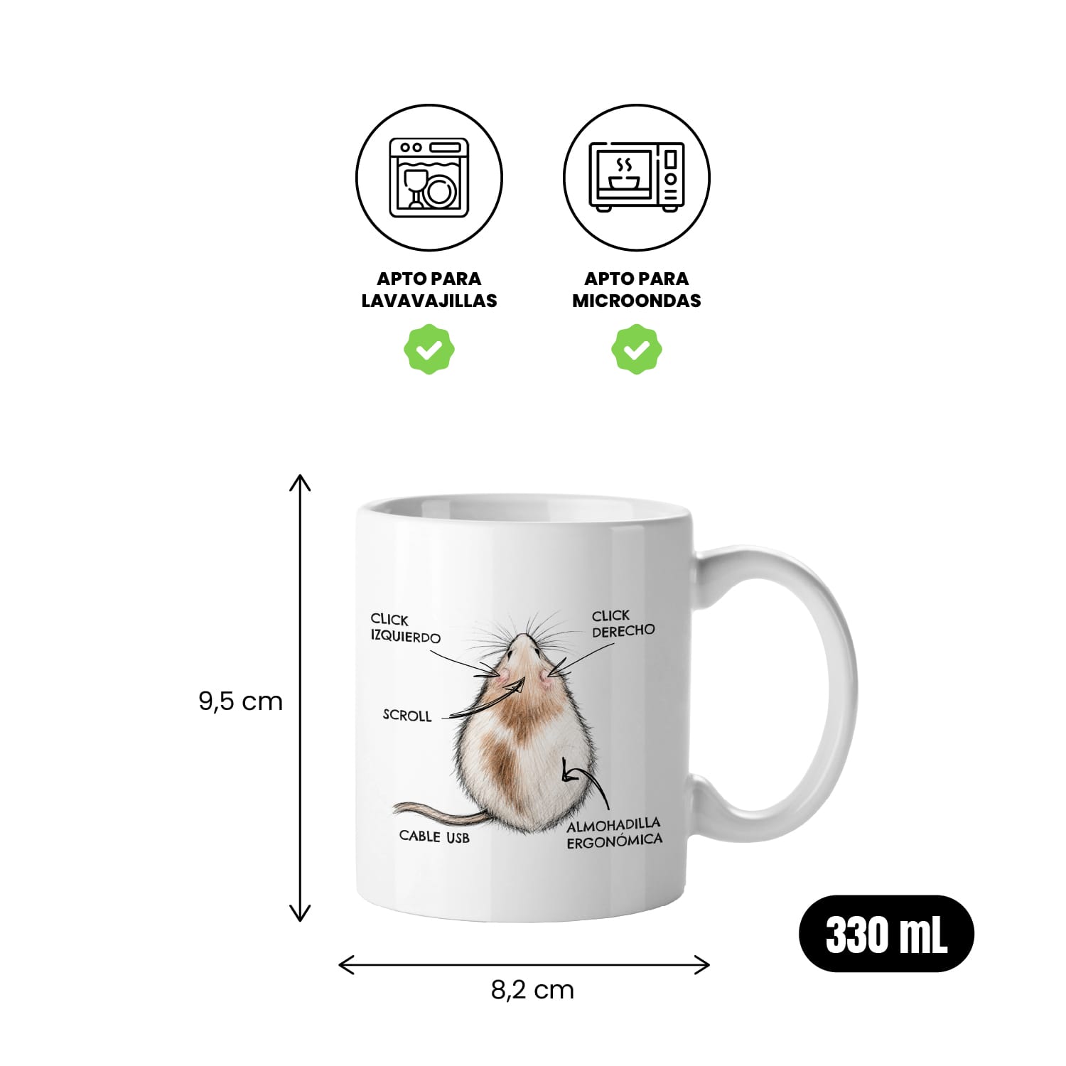 Taza Rata Mouse