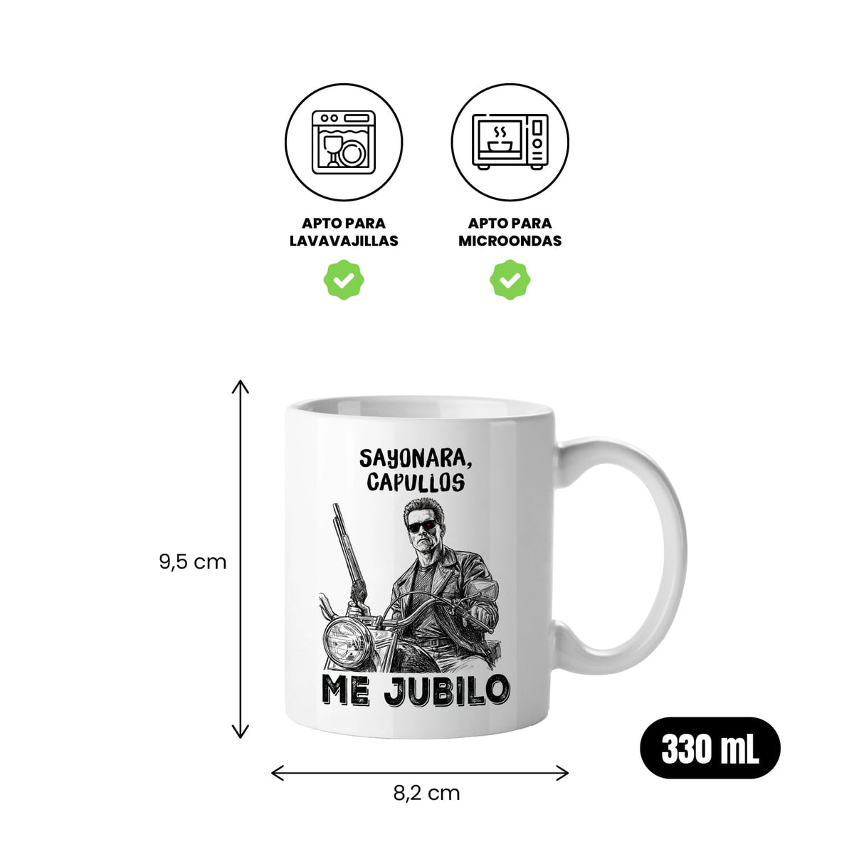 Taza Sayonara, capullos. Me jubilo