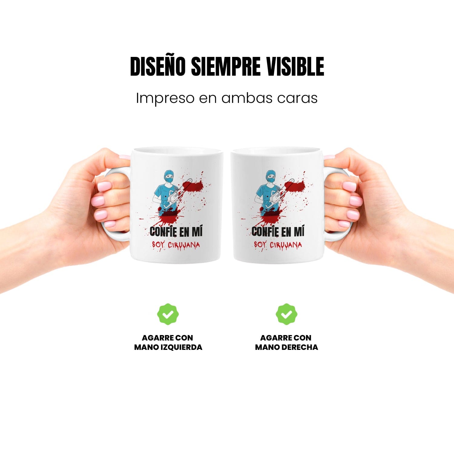 Taza Confíe en mí, soy cirujano