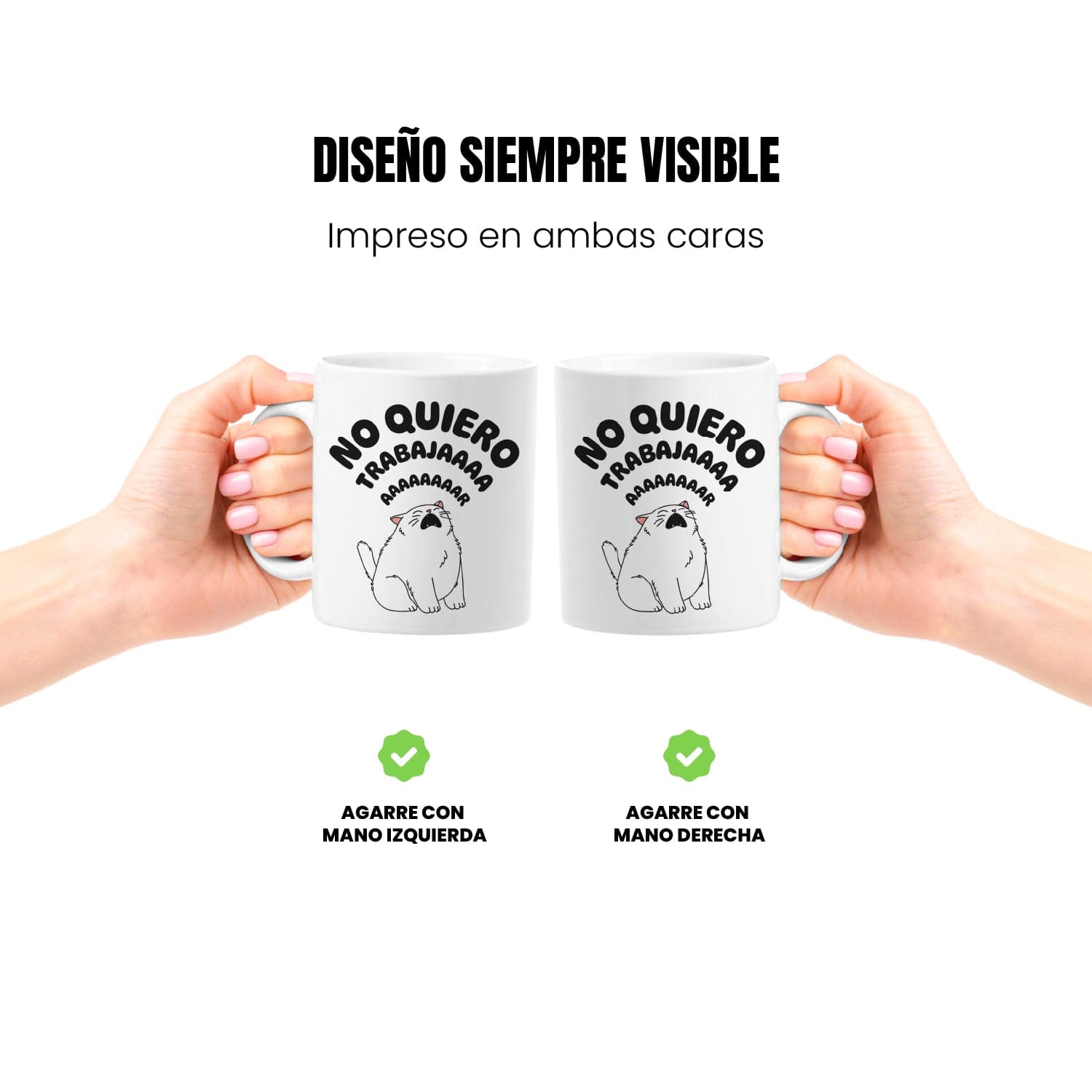 Taza No quiero trabajar