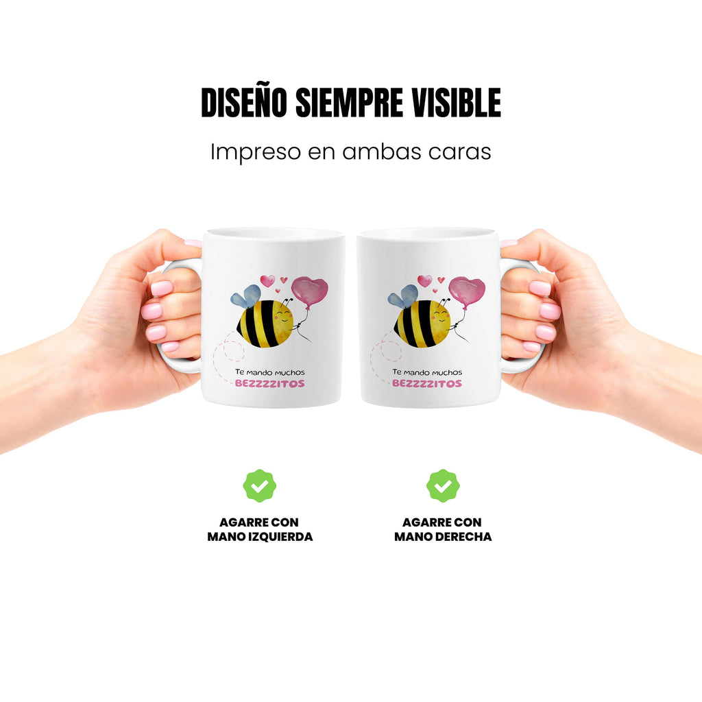 Taza Te mando muchos beezzzitos