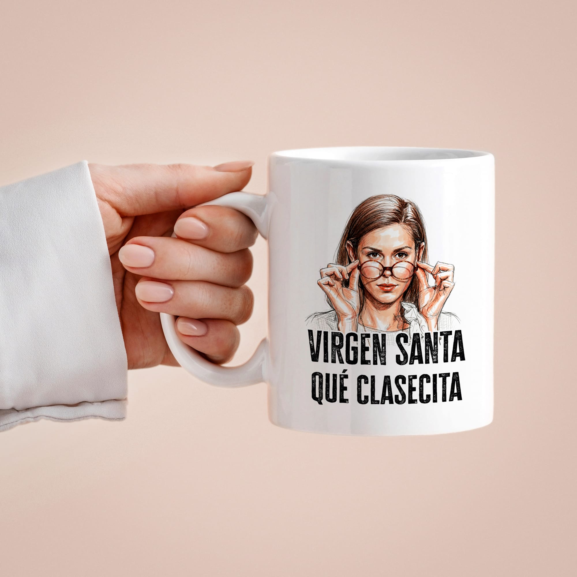 Taza Virgen Santa qué clasecita
