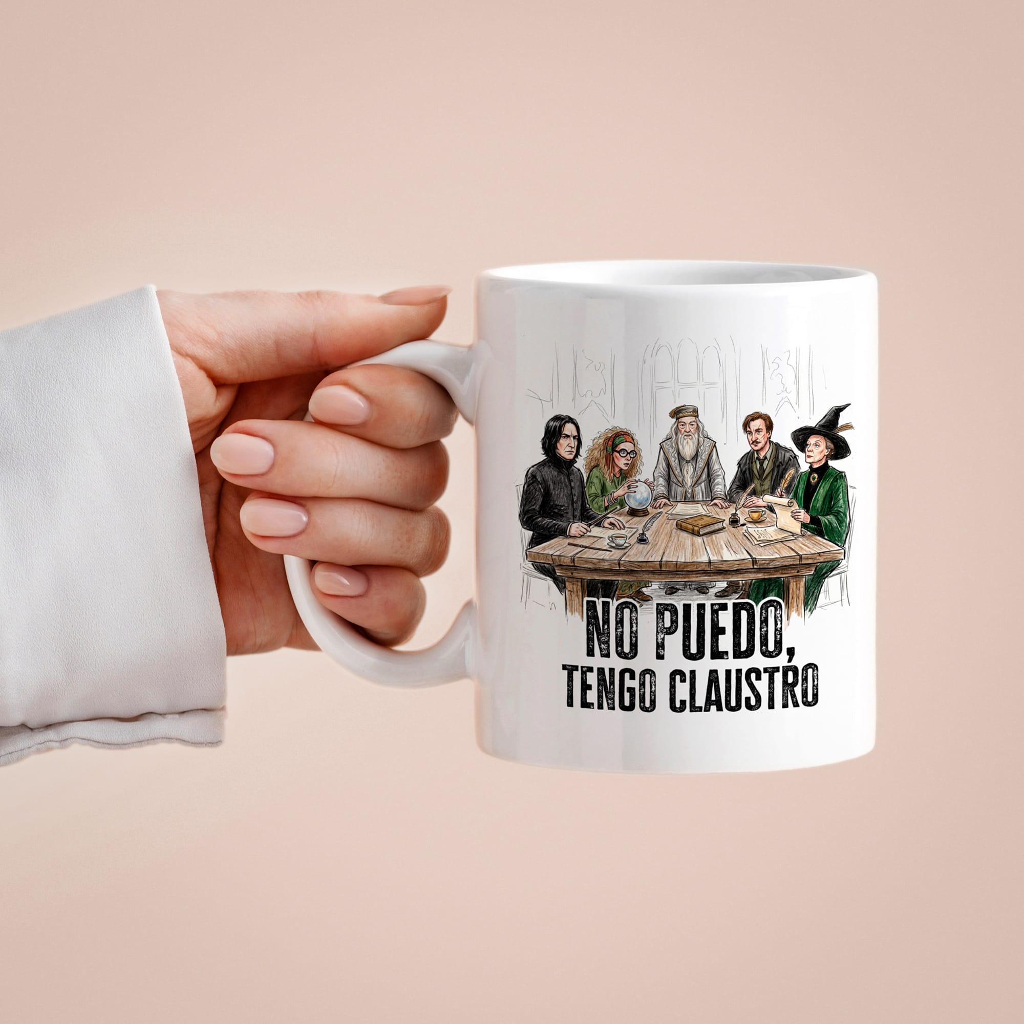 Taza No puedo, tengo claustro