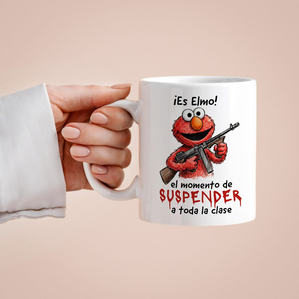 Taza Es Elmo! El momento de suspender a toda la clase