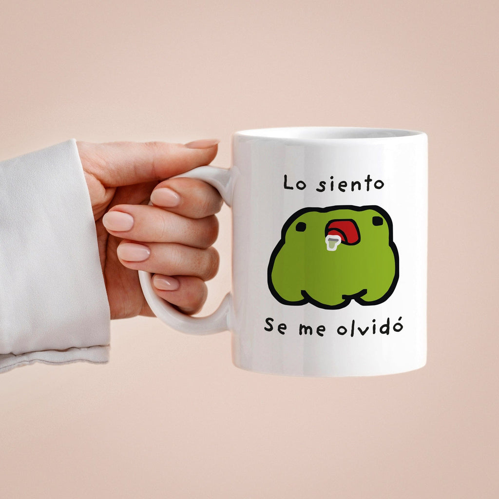 Taza Lo siento, se me olvidó