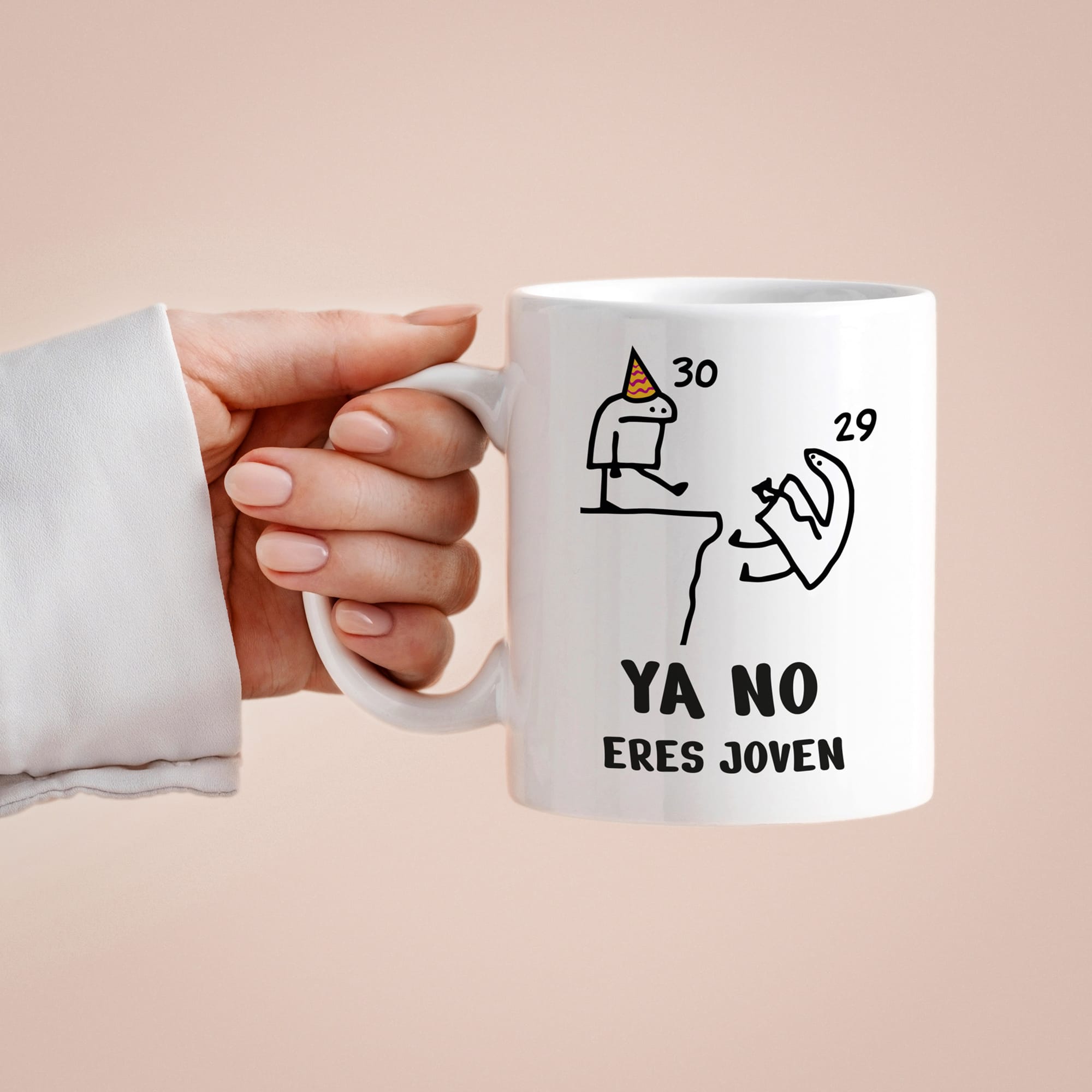 Taza Cumpleaños Ya no eres joven, cambio de década 20-70 años