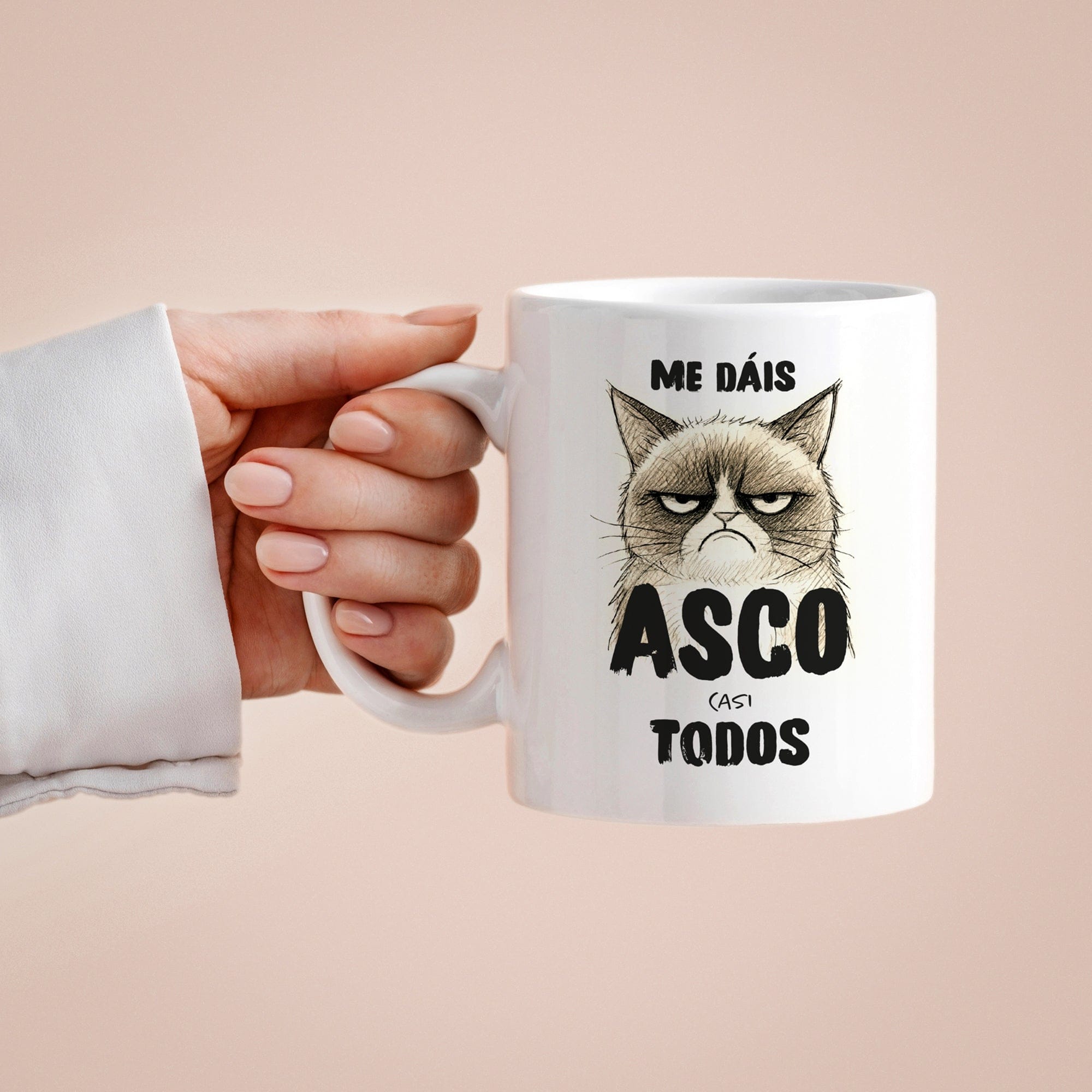 Taza Me dais asco (casi) todos