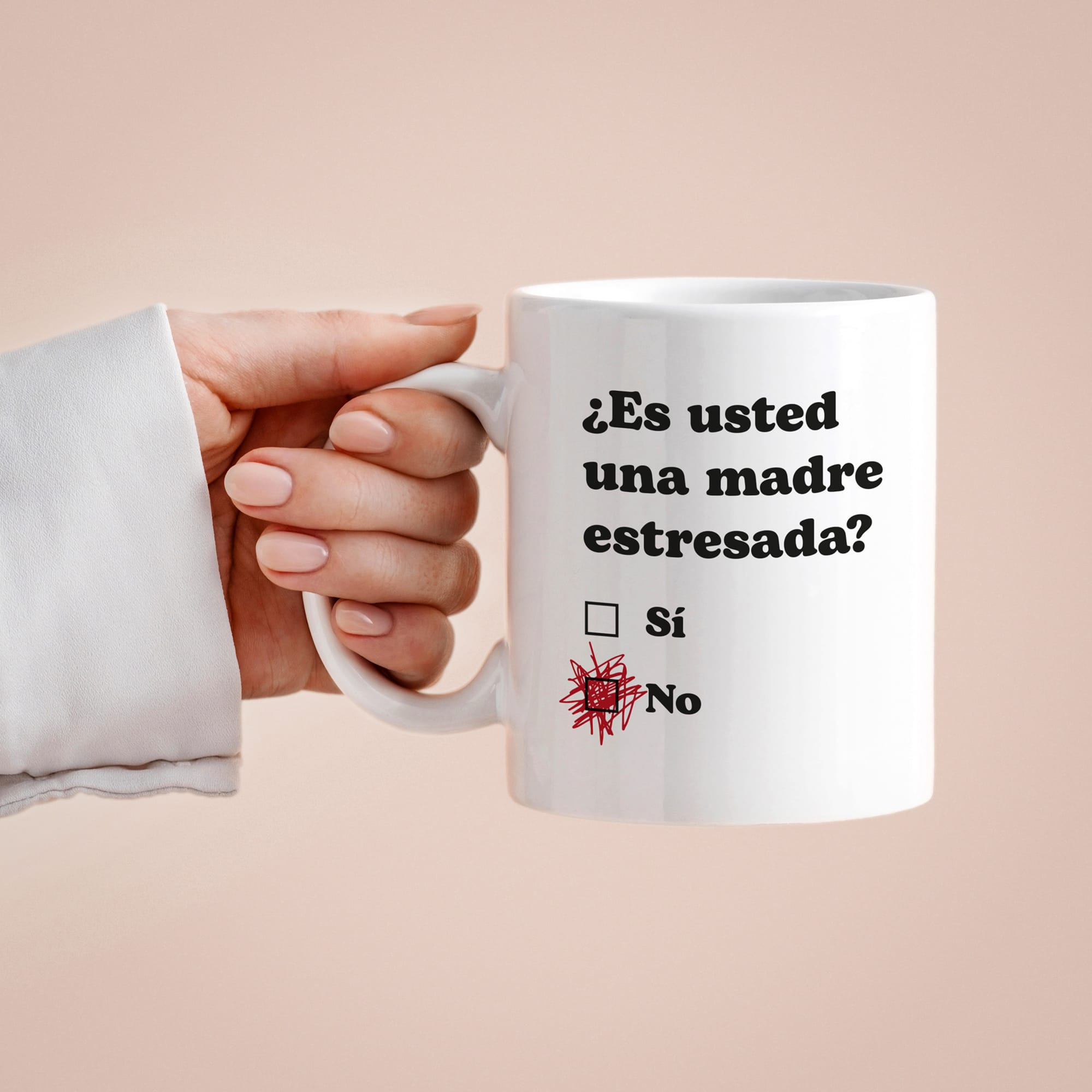 Taza Es usted una madre estresada?