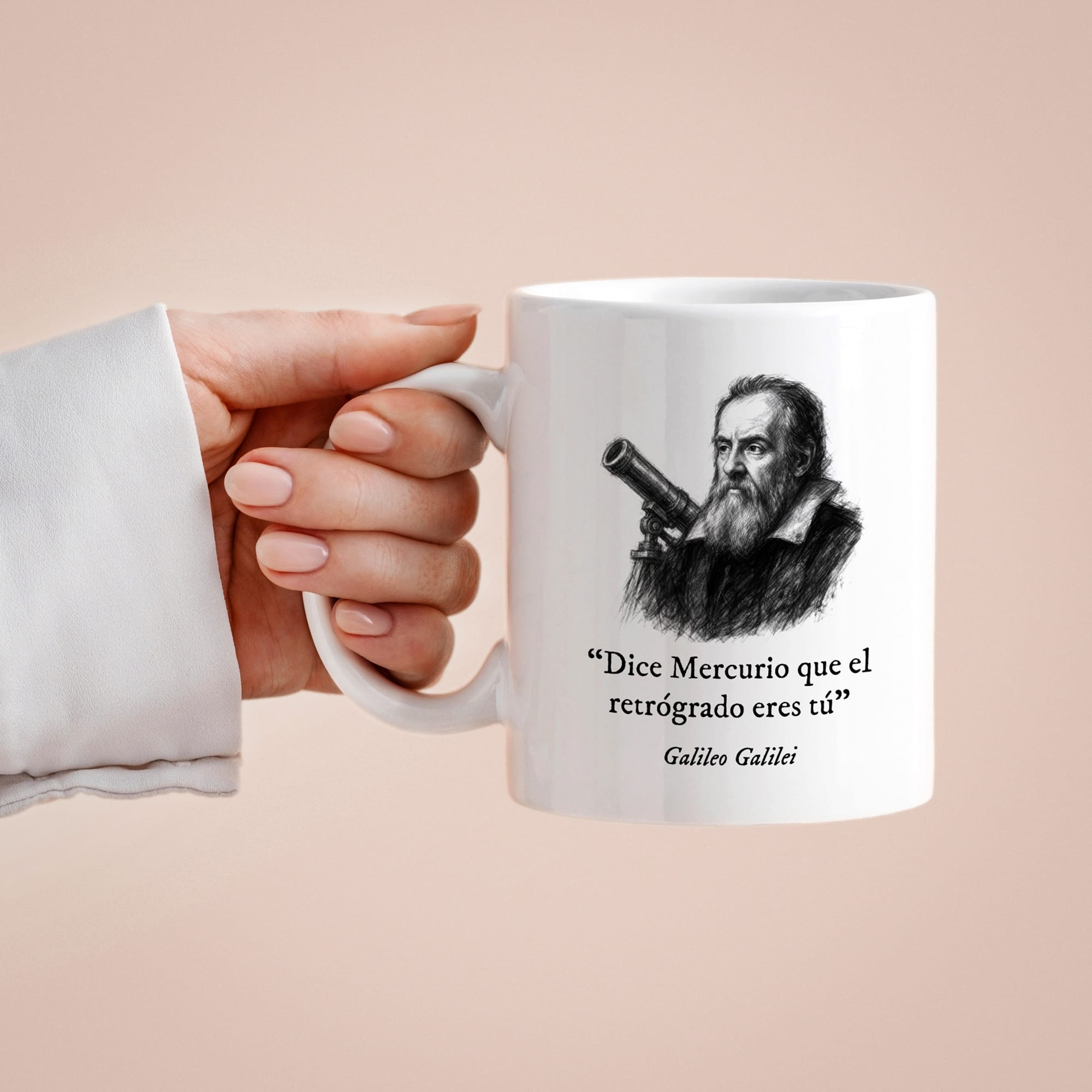 Taza Dice Mercurio que el retrógrado eres tú. Galileo