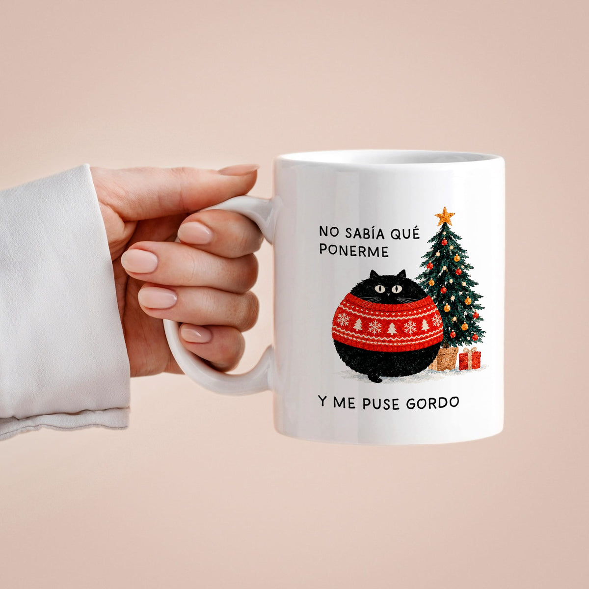 Taza No sabía qué ponerme y me puse gordo