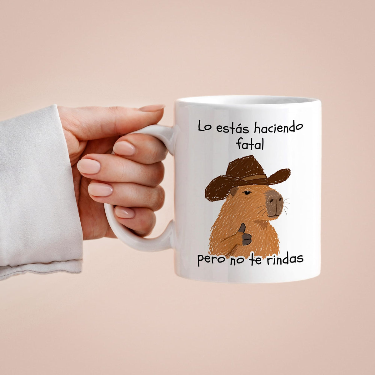 Taza Lo estás haciendo fatal, pero no te rindas