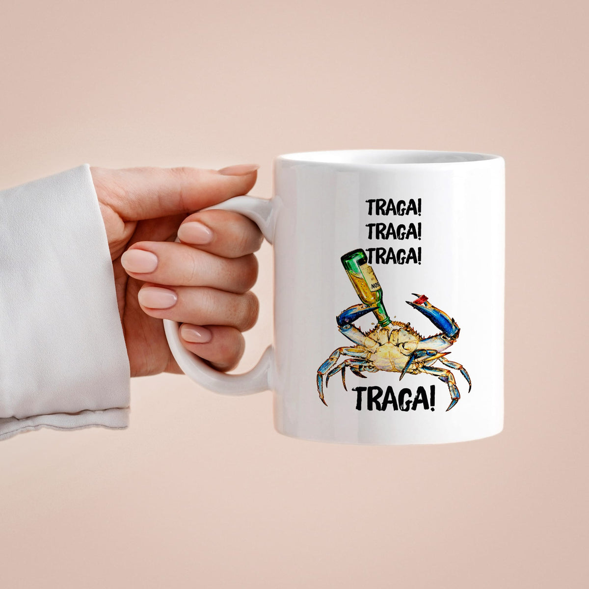 Taza Traga, traga, traga, traga!