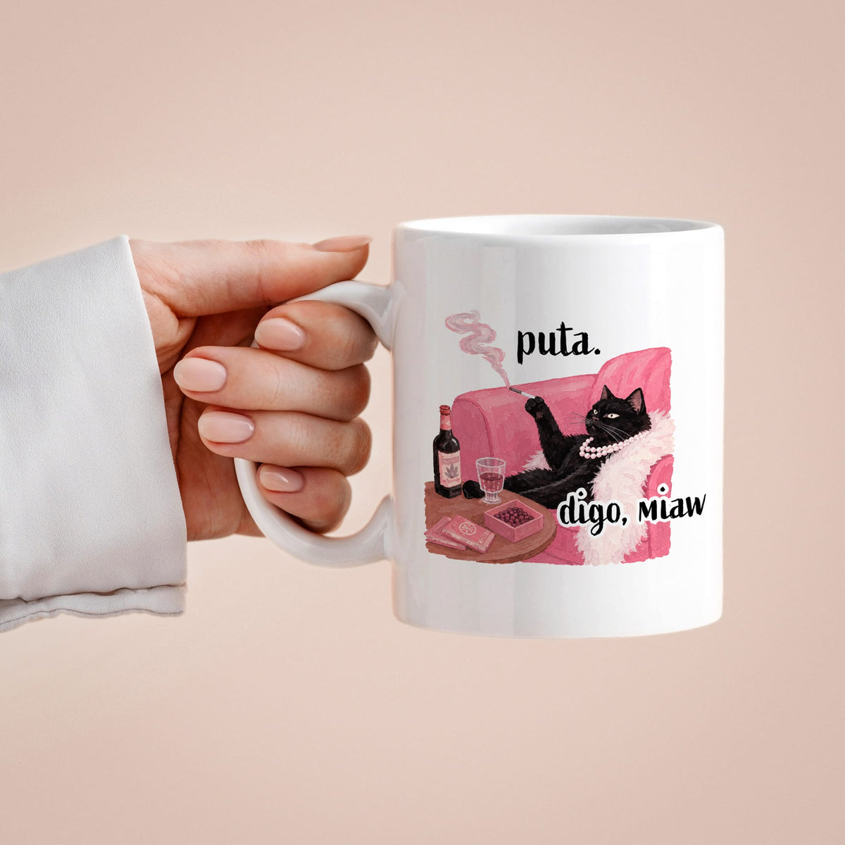 Taza puta. digo, miaw.
