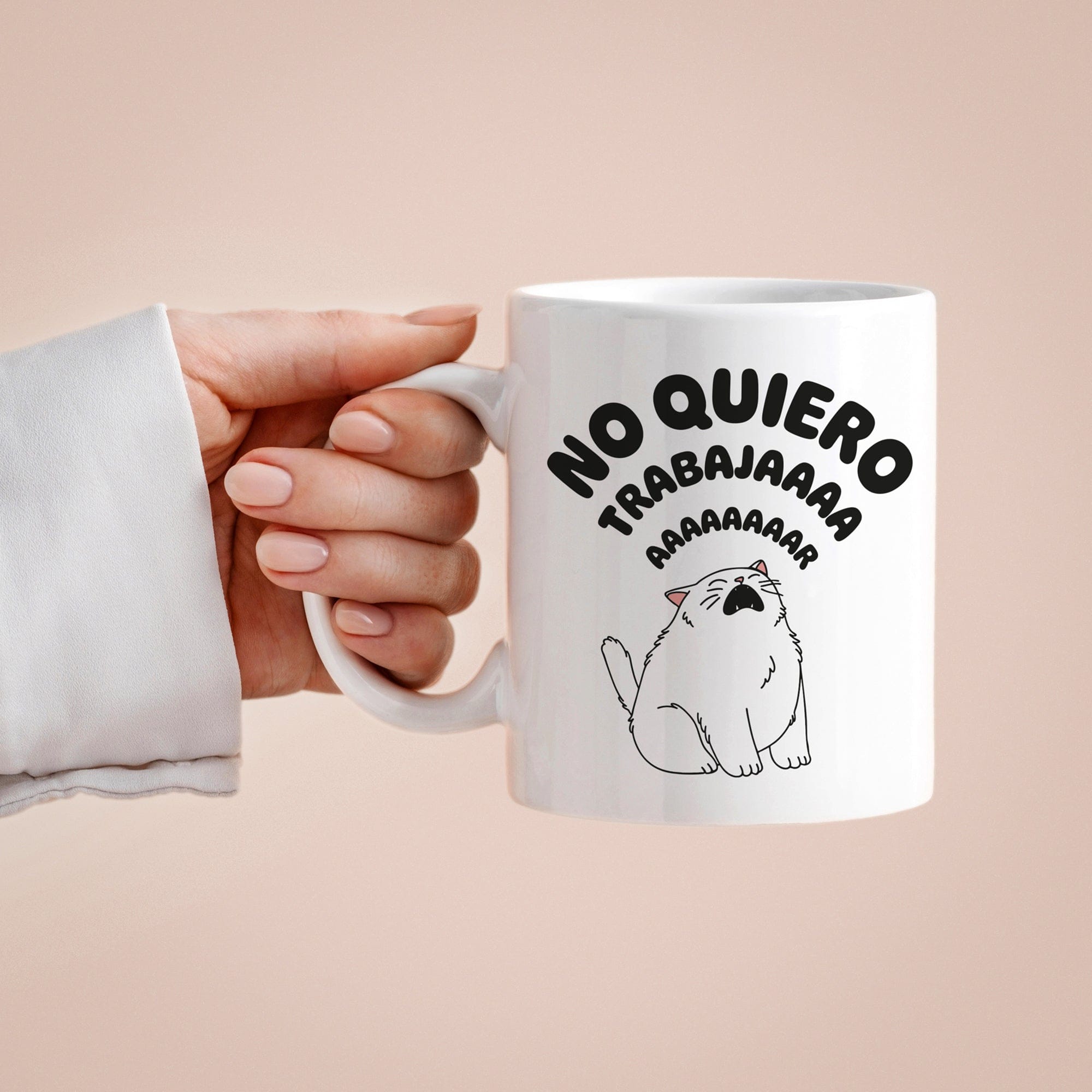 Taza No quiero trabajar