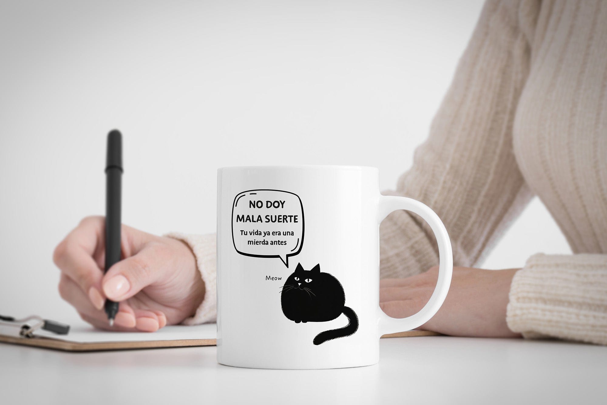 Taza No doy mala suerte