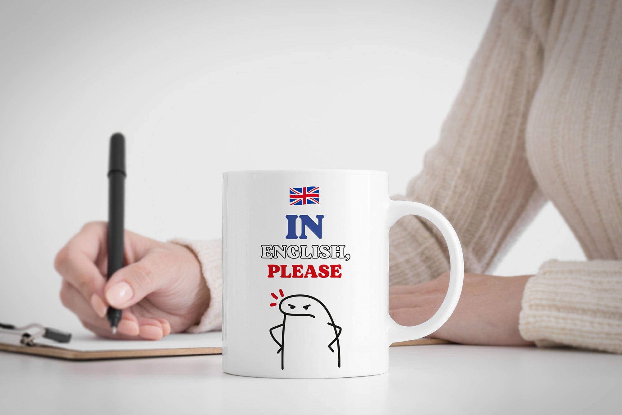 Taza In english, please