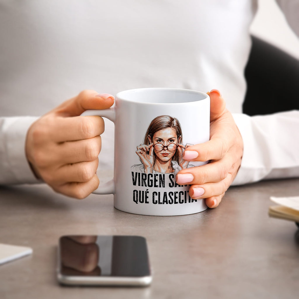 Taza Virgen Santa qué clasecita