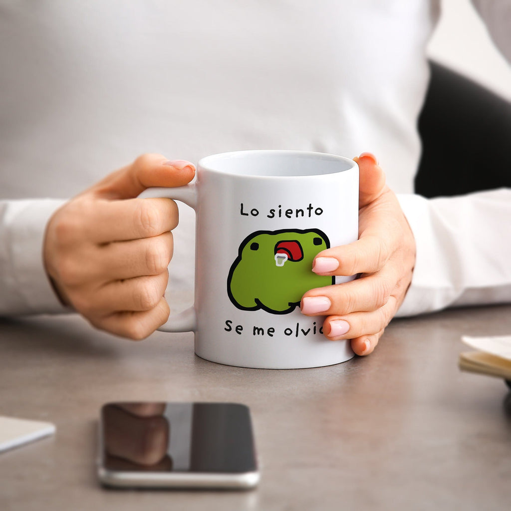 Taza Lo siento, se me olvidó