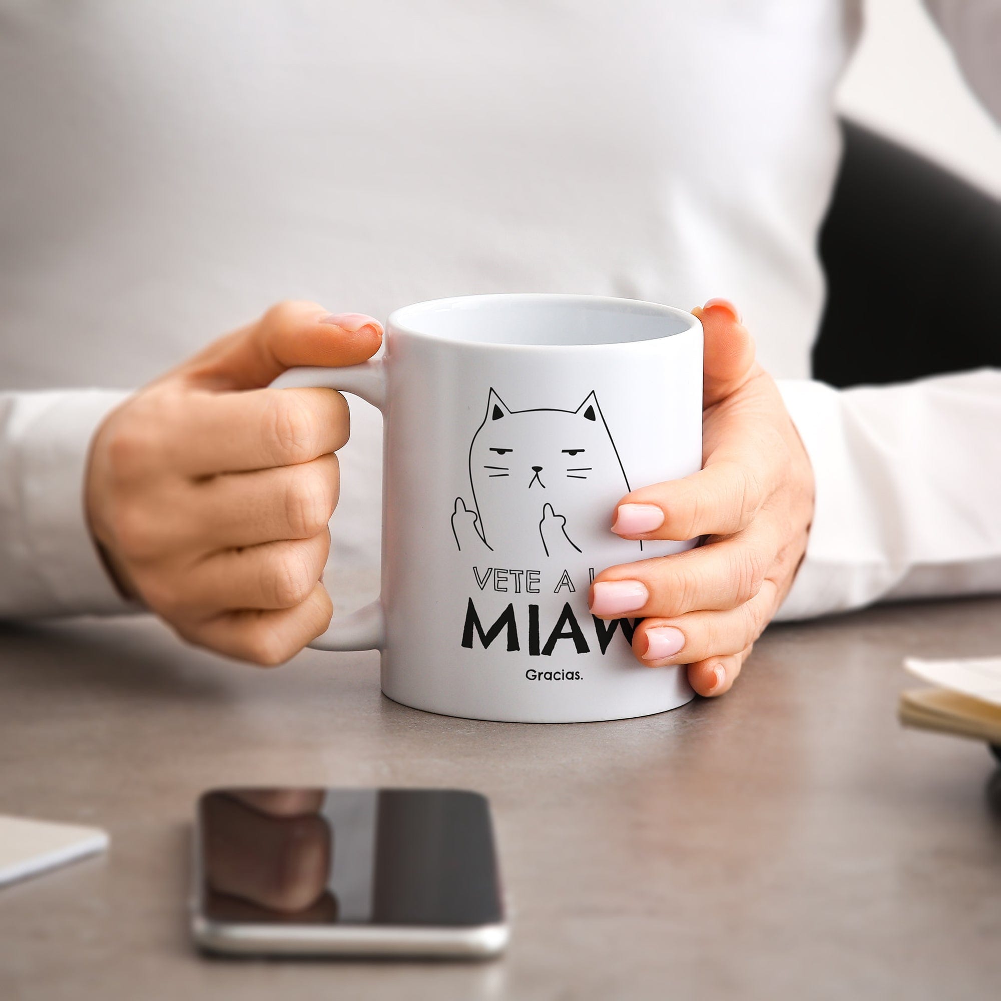 Taza Vete a la miaw