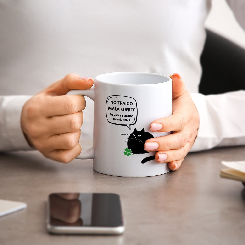 Taza No doy mala suerte