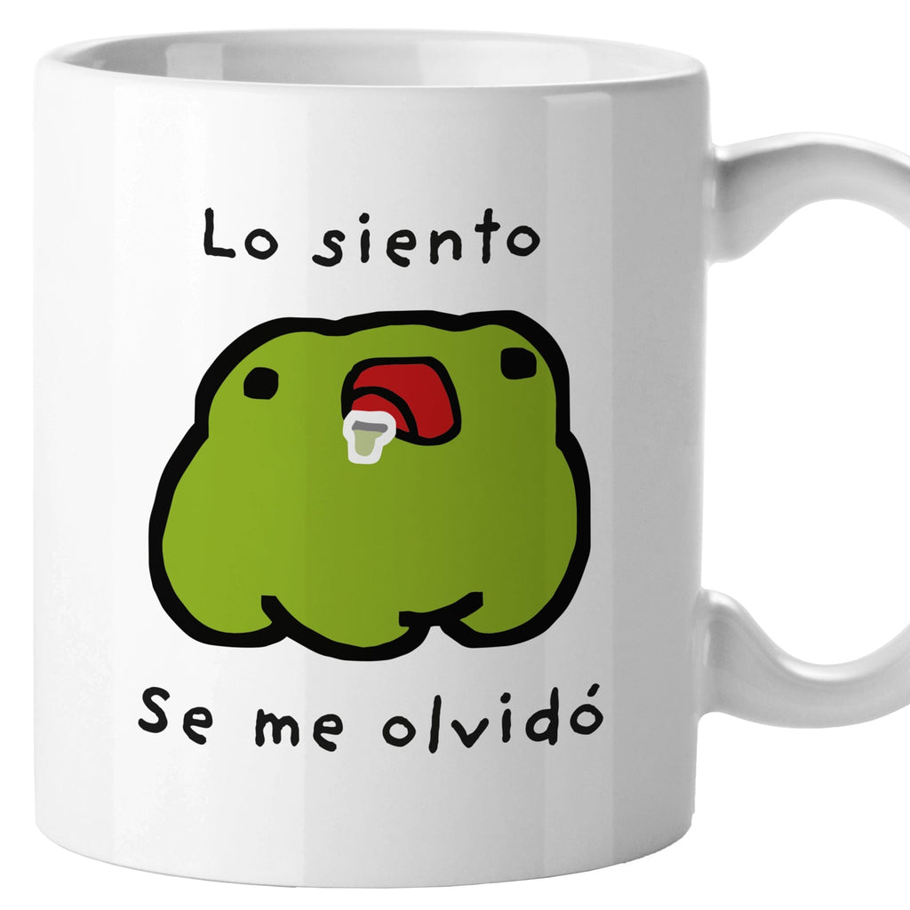 Taza Lo siento, se me olvidó