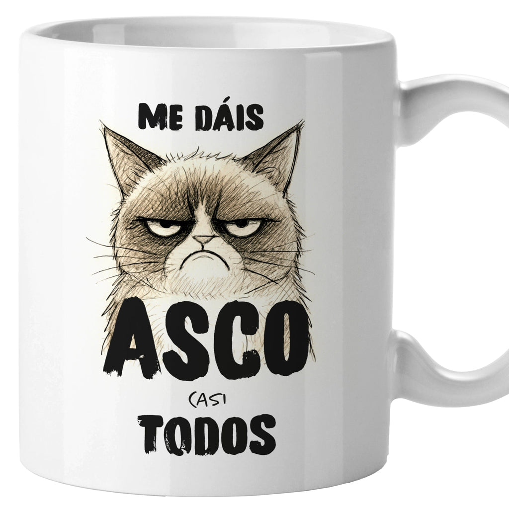Taza Me dais asco (casi) todos