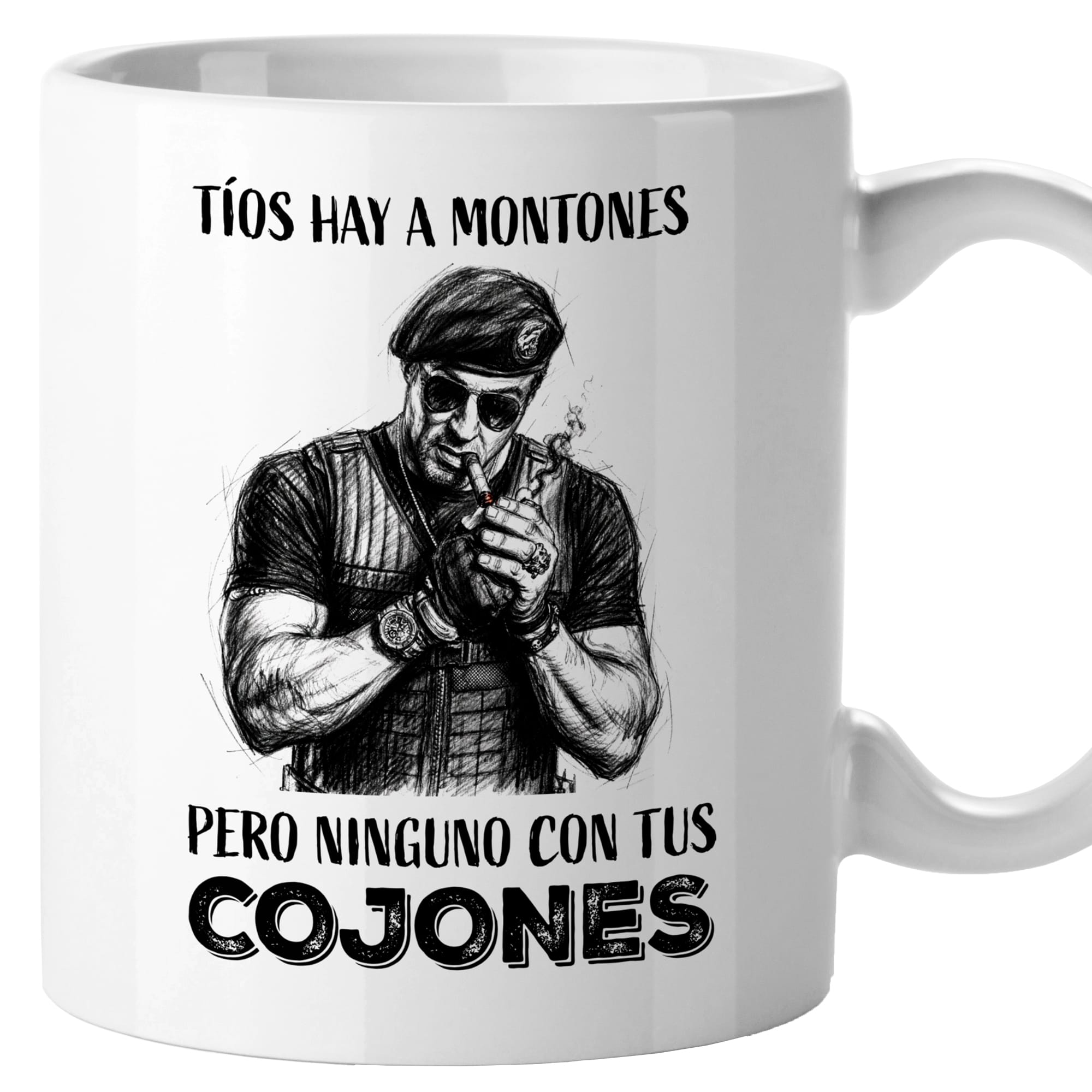 Taza Tíos hay a montones pero ninguno con tus cojones