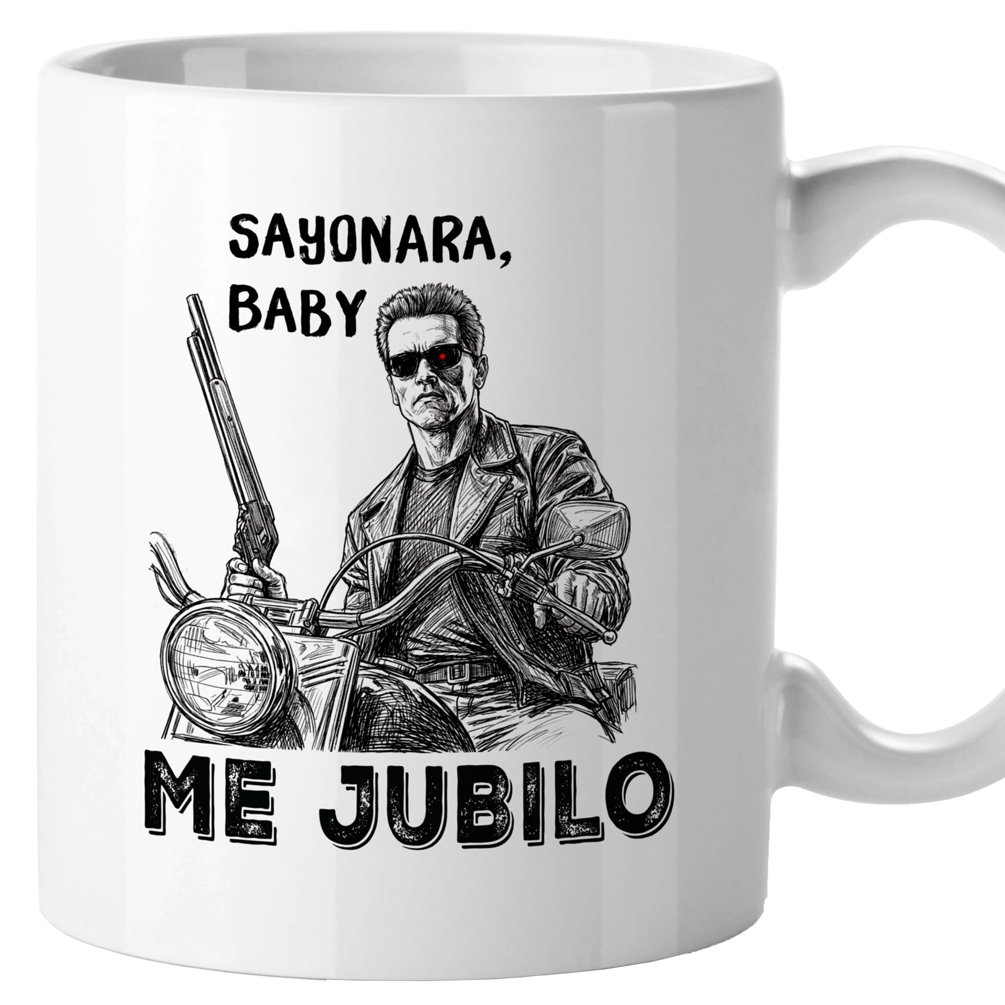 Taza Sayonara, baby. Me jubilo