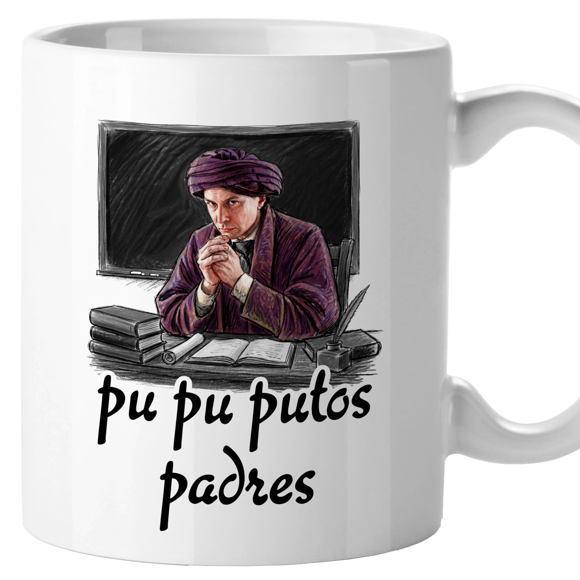 Taza pu pu putos padres