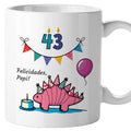 Taza Cumpleaños personalizada dinosaurio