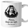 Taza Pienso, luego me rayo. Descartes