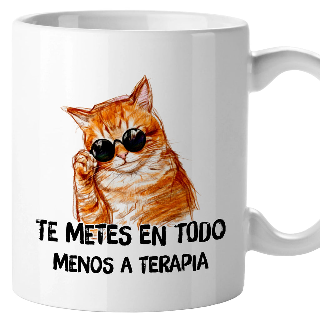 Taza Te metes en todo menos a terapia