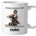 Taza Estudiaré de invierno a otoño, esta oposición la saco por mi coño