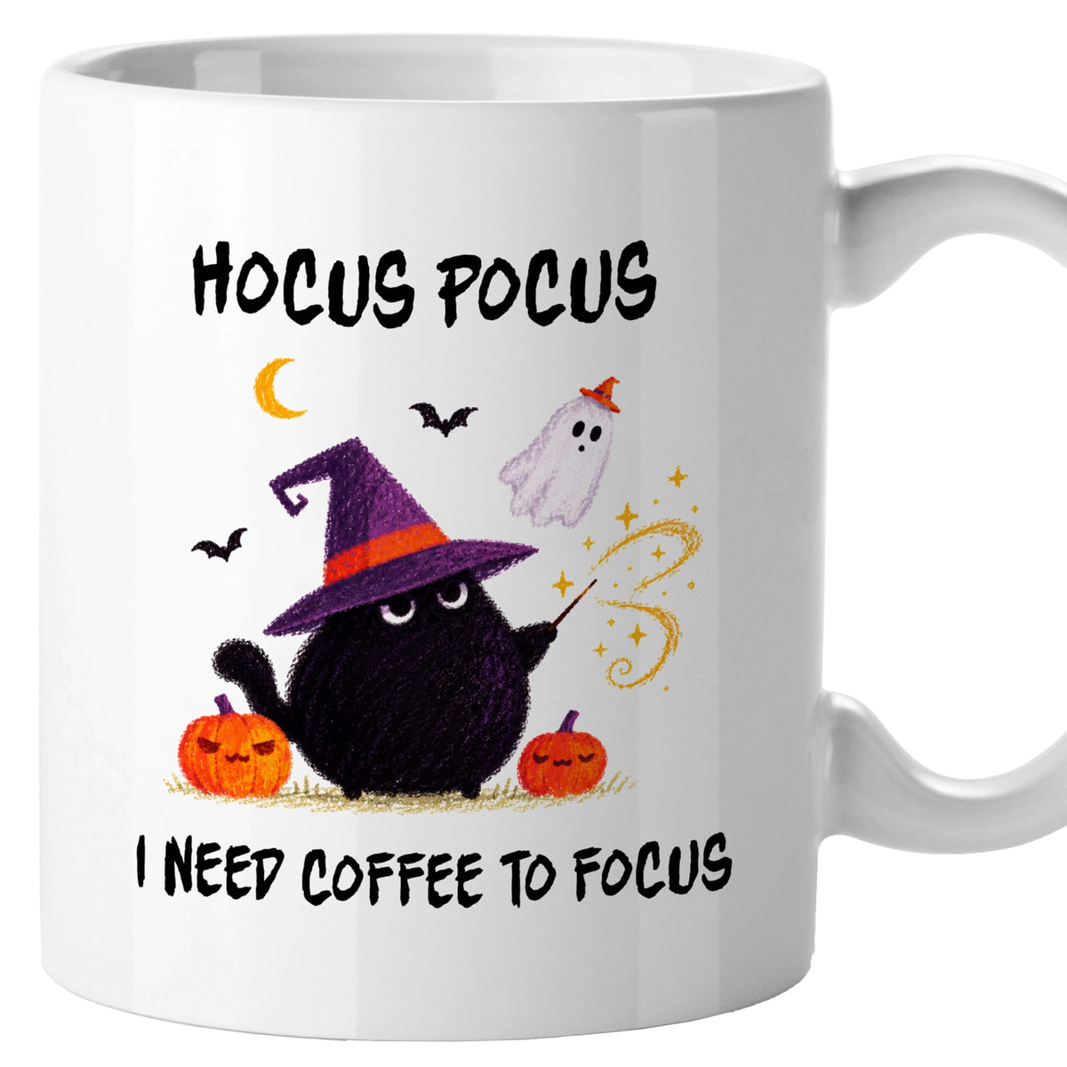 Taza Hocus Pocus i need coffee to focus
