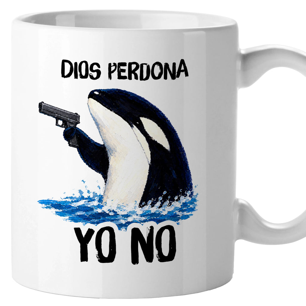 Taza Dios perdona. Yo no
