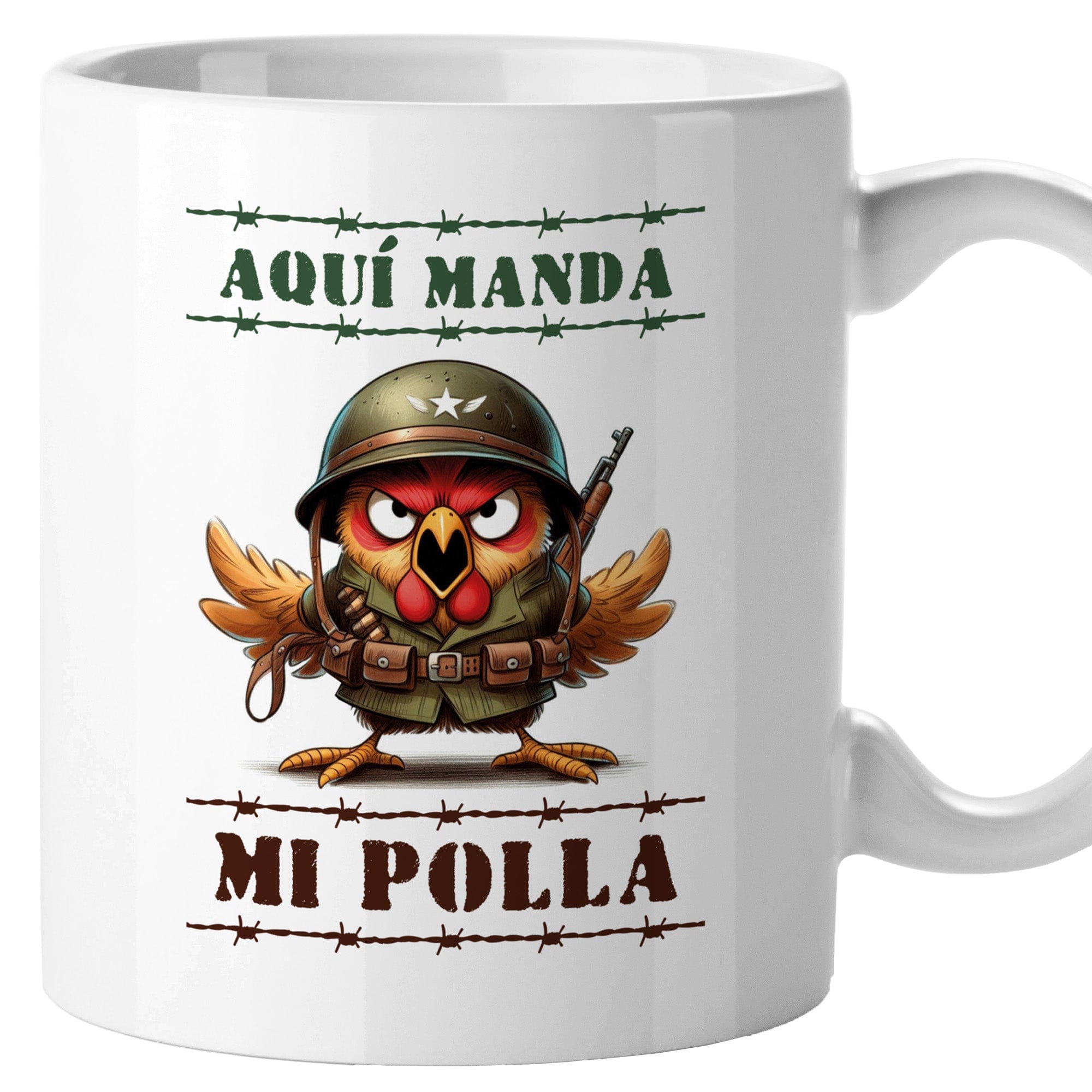 Taza Aquí manda mi polla