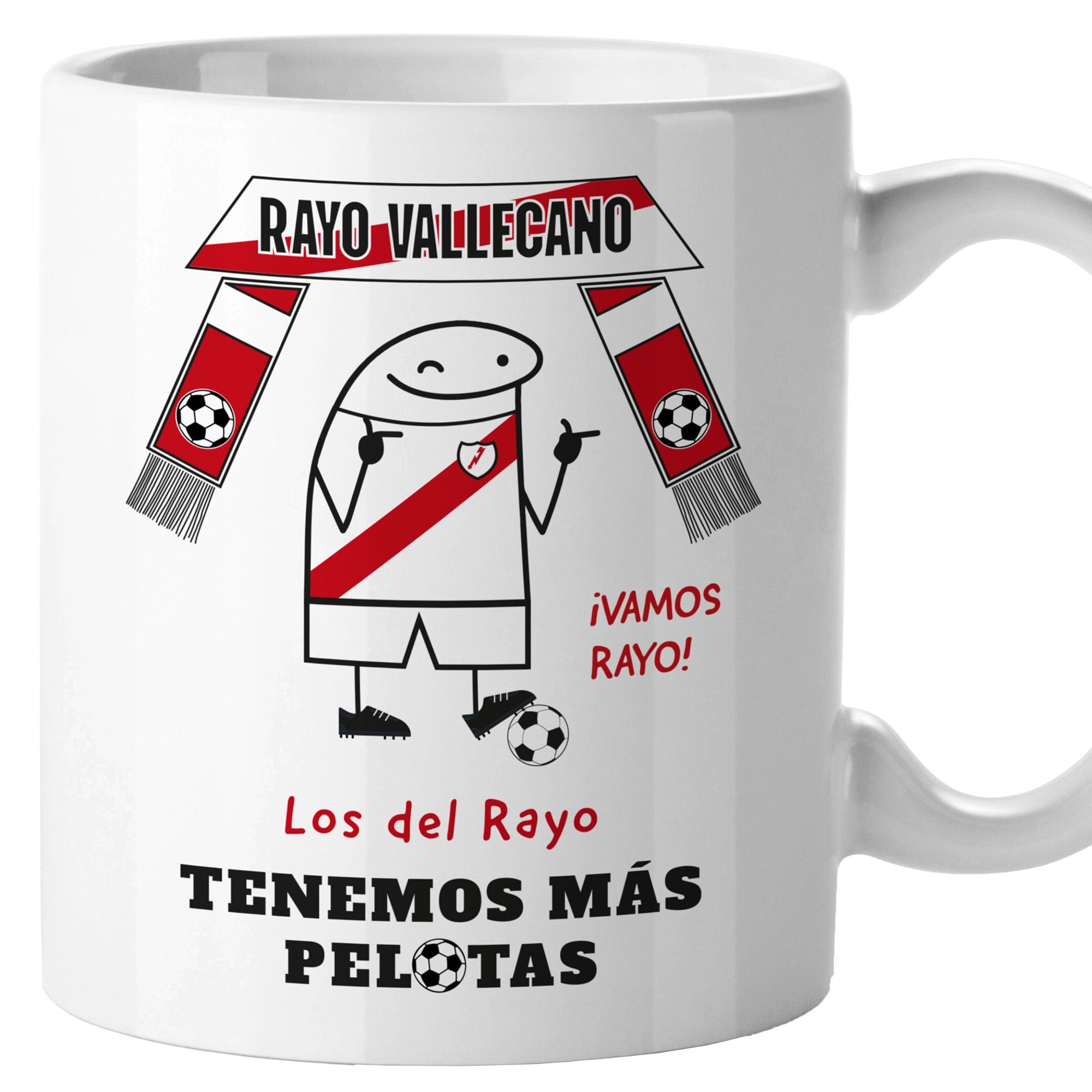 Taza Rayo Vallecano - Los del Rayo tenemos más pelotas