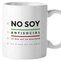 Taza No soy antisocial