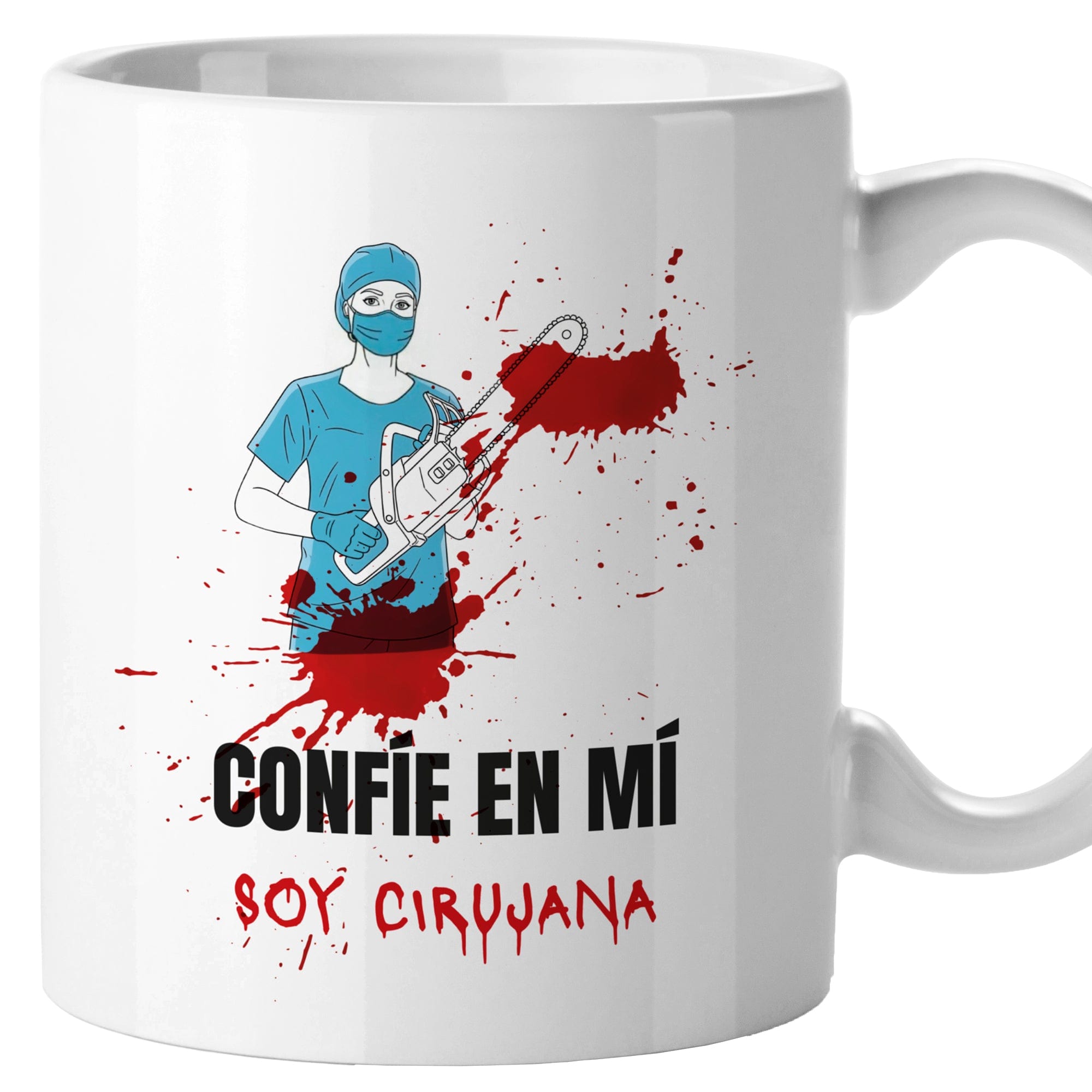 Taza Confíe en mí, soy cirujano