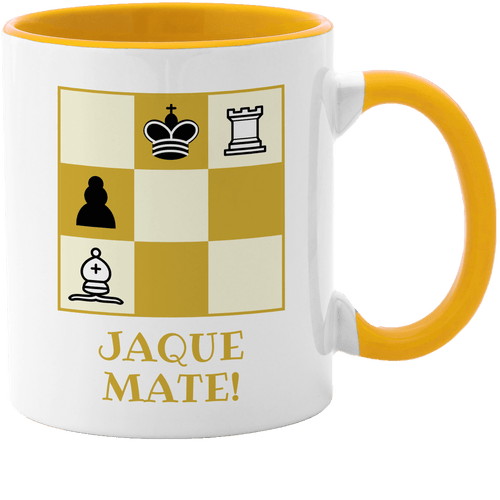 Taza ajedrez Jaque Mate