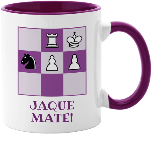 Taza ajedrez Jaque Mate